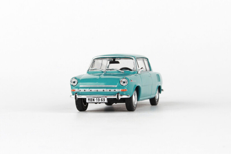 Abrex Škoda 1100 MBX 1:43 Tyrkysová Světlá 1969